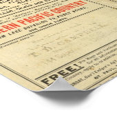 Landsubsidie Washington en Oregon Poster (Hoek)