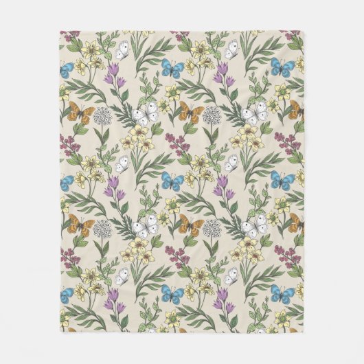 Landtuin Fleece Deken (Voorkant)