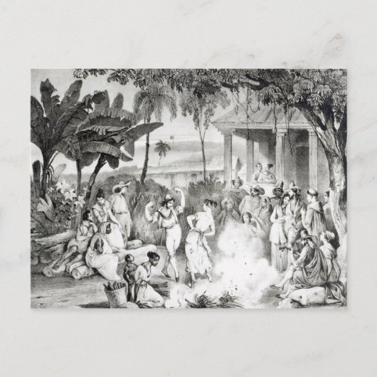 Landu Dance Briefkaart (Voorkant)