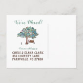 Landvaart en roodvogels Verplaatsende Aankondiging (Achterkant)