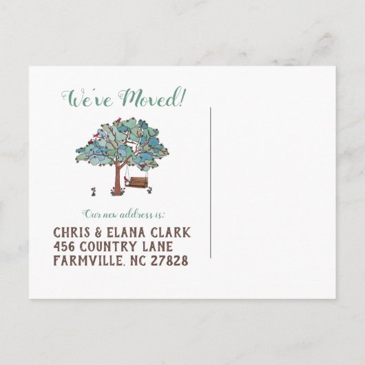 Landvaart en roodvogels Verplaatsende Aankondiging (Achterkant)