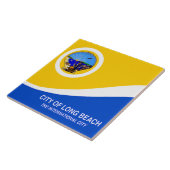 Landvlag Long Beach Tegeltje (Zijkant)