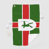 Landvlag van Nottinghamshire Golfhanddoek (Insitu)