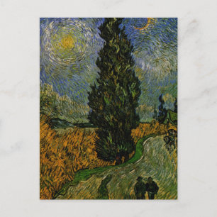 Landweg in Provence - Van Gogh Briefkaart