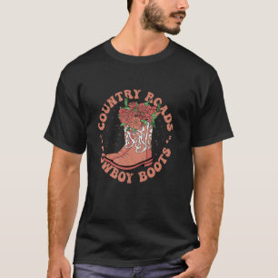 Landwegen, cowboylaarzen Southern Western T-shirt