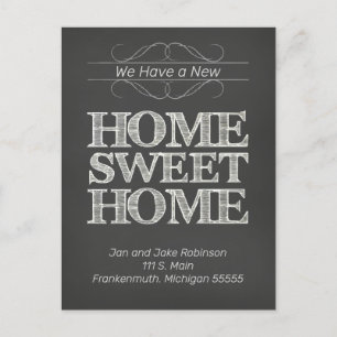 Landwijziging van adresaankondiging briefkaart