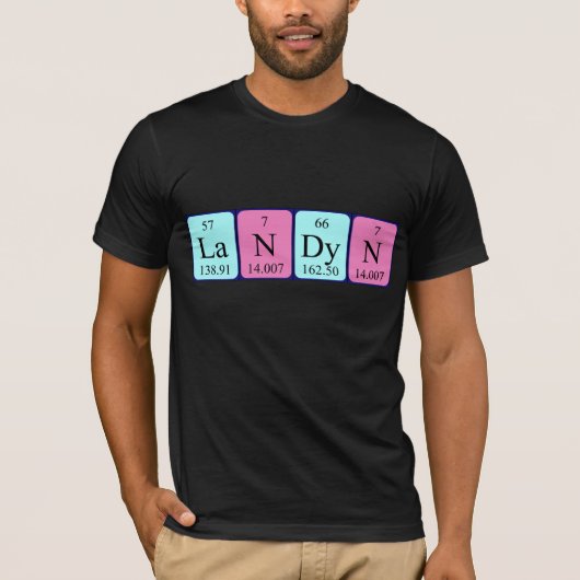 Landyn periodiek tabelnaam shirt (Voorkant)