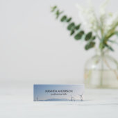 Landzijde windmolens mini visitekaartje (Staand voorkant)