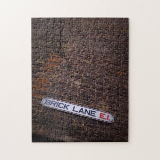 Lane en brique - Panneau de rue - Londres - Puzzle (Vertical)