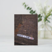 Lane en brique - Signe de rue - Londres - Carte po (Debout devant)