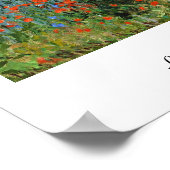 Lane in Poppy Fields Saint-Martin Claude Monet Poster (Hoek)