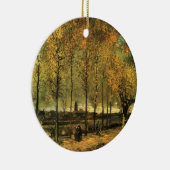 Lane met Poplars van Vincent van Gogh Keramisch Ornament (Rechts)