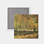 Lane met Poplars van Vincent van Gogh Magneet (Voorkant / Achterkant)