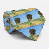 Lane Near Arles van Vincent van Gogh Stropdas (Opgerold)