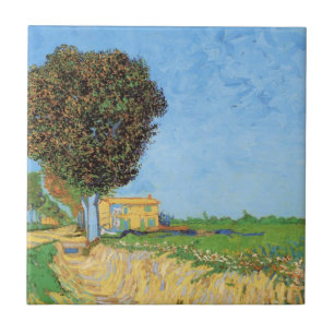 Lane Near Arles van Vincent van Gogh Tegeltje