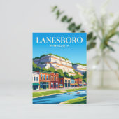 Lanesboro Minnesota Briefkaart (Staand voorkant)