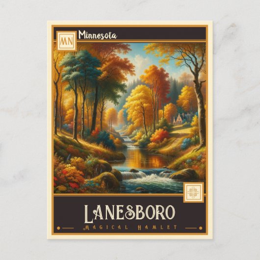 Lanesboro, Minnesota |  Briefkaart (Voorkant)