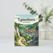 Lanesboro USA Briefkaart (Staand voorkant)