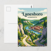 Lanesboro USA Briefkaart (Voorkant / Achterkant)