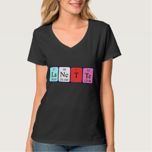 Lanette periodiek lijstnaam shirt
