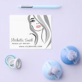 Lang haar kapper visagist  branding flyer (Enkel)