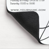 Lang haar kapper visagist branding muismat (Hoek)