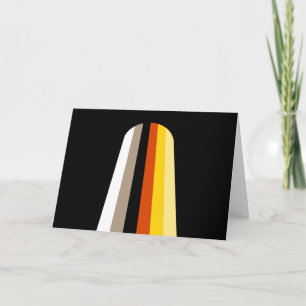Lang Haar Pride Vlag Feestdagen Kaart