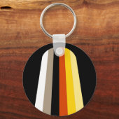 Lang Haar Pride Vlag Sleutelhanger (Voorkant)