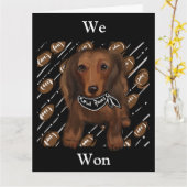 LANG HAIRED DOXIE KAART (Gele Bloem)