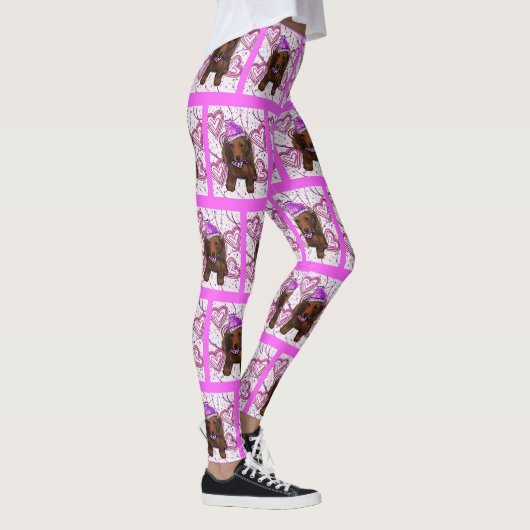 LANG HAIRED DOXIE LEGGINGS (Rechts)