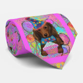 LANG HAIRED DOXIE STROPDAS (Opgerold)