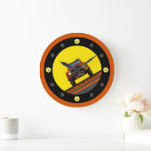 LANG ISLAND DEFENDERS CLOCK GROTE KLOK (Huis)