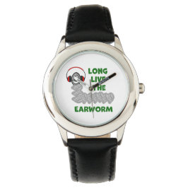 Lang leef de aardworm horloge