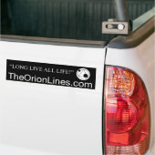 Lang leve alle leven bumper bumpersticker (Op Truck)