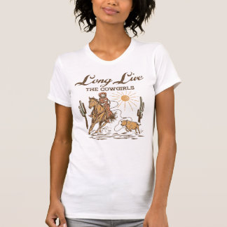 Lang leve de cowgirls t-shirt
