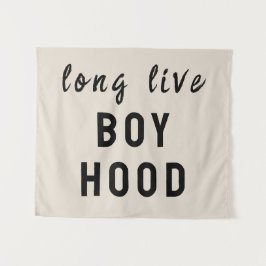 Lang leve de jongensachtigheid Jongenskamer Speelk Wandkleed