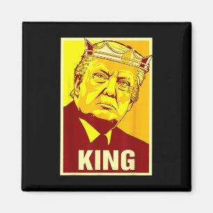 Lang leve de koning Donald Trump Trump Koning Amer Magneet