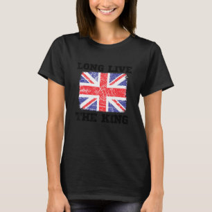 Lang Leve De Koning Engeland UK Britse Kroon Onder T-shirt