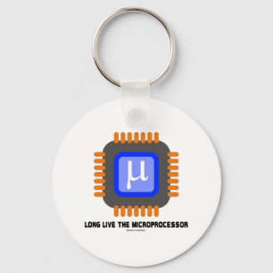 Lang leve de microprocessor (geek Humor) Sleutelhanger