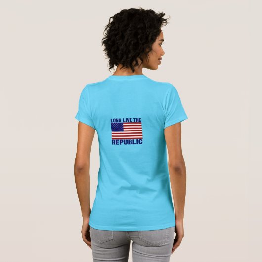 Lang leve de Republiek T-shirt (Achterkant volledig)