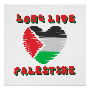 Lang leve Palestina Perfect Poster