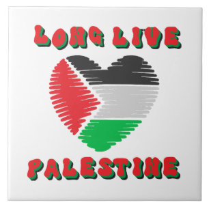 Lang leve Palestina Tegeltje