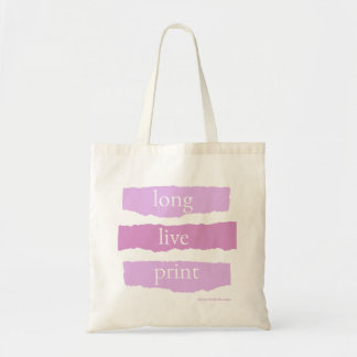 lang leve print magazine tote bag