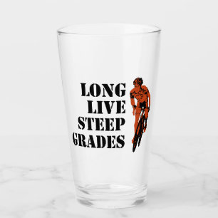 Lang leve steile rangen fietsen glas