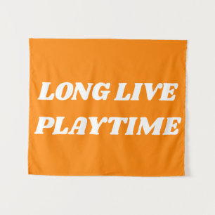 Lang leven Speeltijd Kinder Speelkamer Kwekerij Si Wandkleed