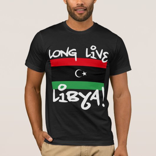 Lang Live Libië! T-shirt (Voorkant)
