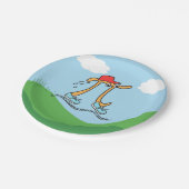 Lang lopend PI - Funny Pi Guy Paper Bord (Gekanteld)