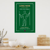 Lang Man van Wilmington Poster (Keuken)