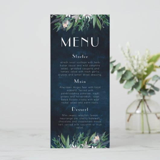 Lang menu 4x9 Sjabloon 9, (Staand voorkant)