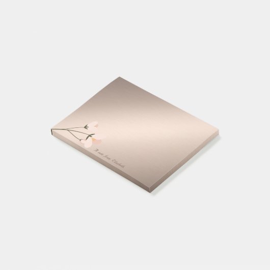 Lang stijlvolle, elegante ventilator post-it® notes (Schuin)